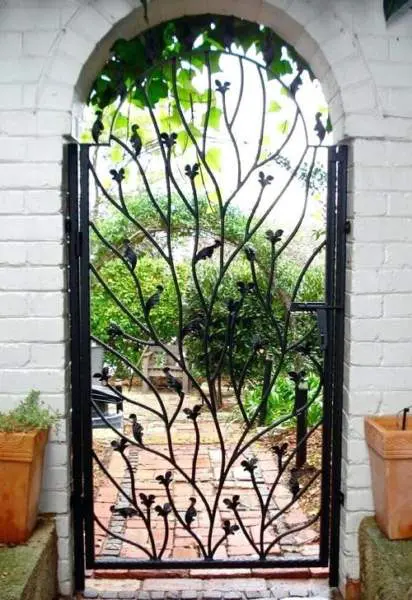 10 Beautiful Wrought Iron Gate Designs, Iron Garden Gates
