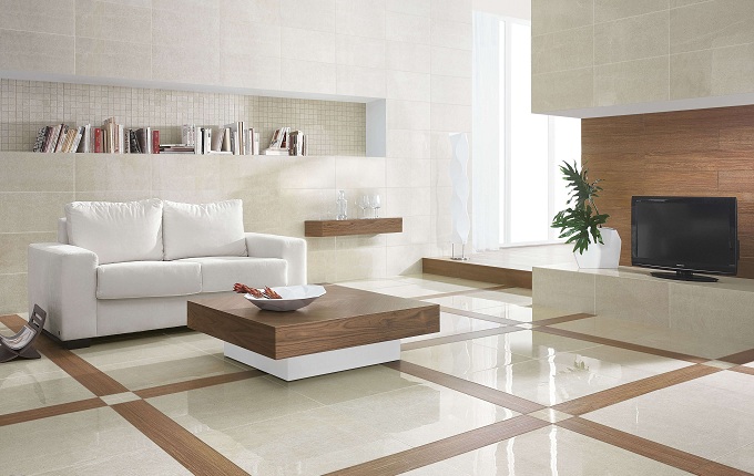 Floor Tiles Designs For Living Room