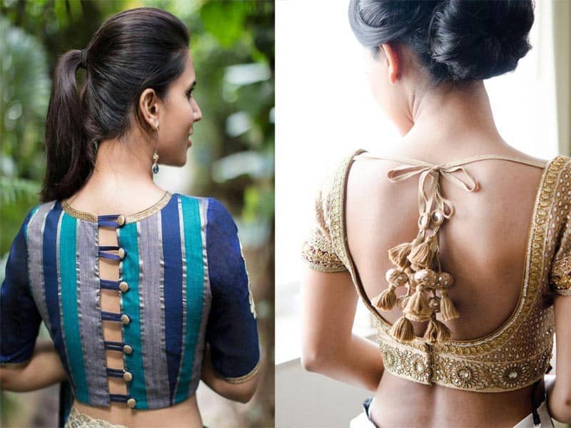 Beautiful Blouse Neck Designs Front And Back