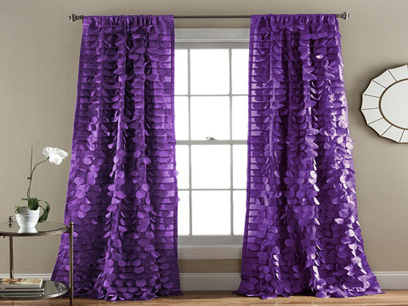 9 Beautiful And Modern Purple Curtain Designs For Home