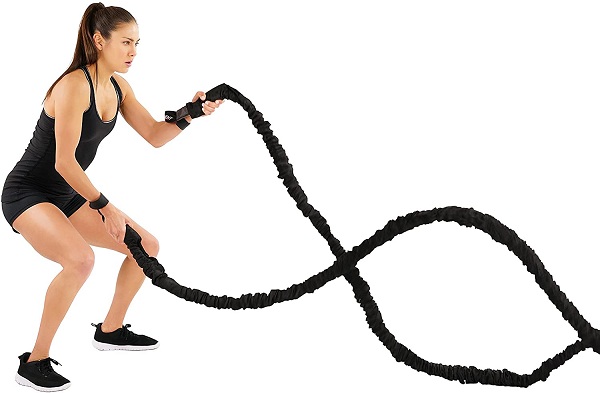 Battle Rope - exercises to get rid of armpit fat