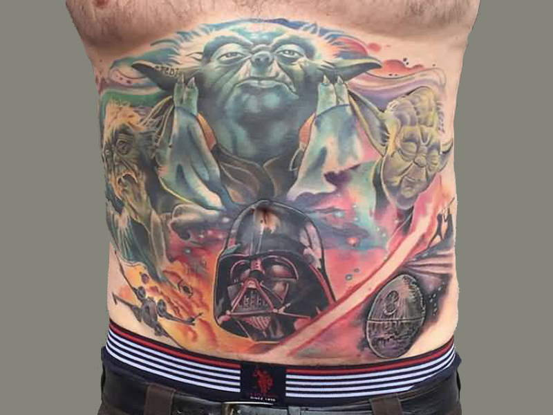 Star Wars Traditional Tattoo Flash Set  Etsy