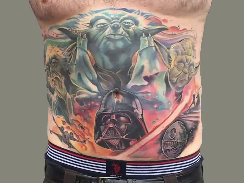 50 Intergalactic Tattoos of the Women of Star Wars  Tattoo Ideas  Artists and Models