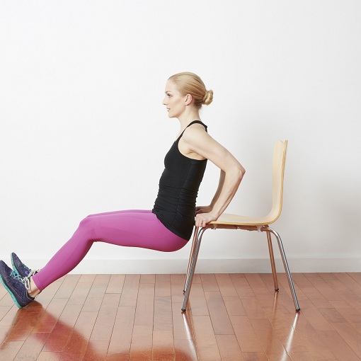 Chair Dip Exercise