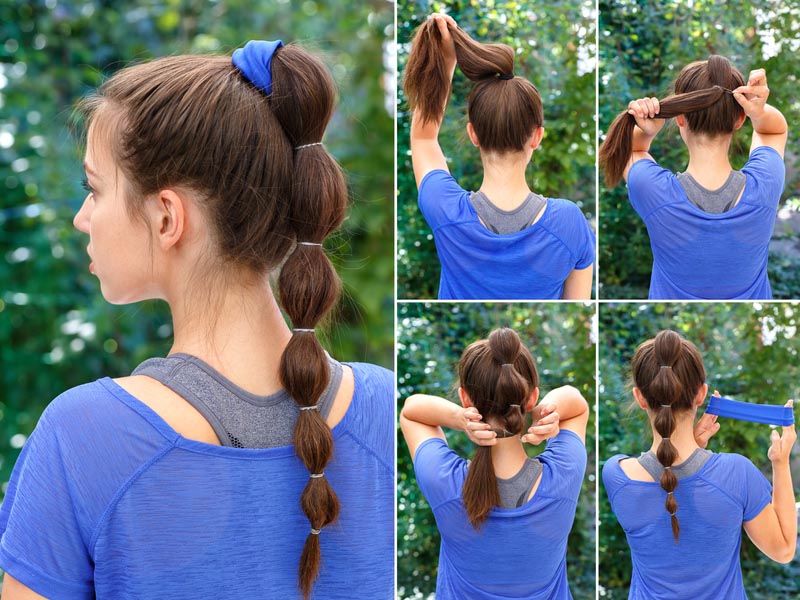 Ponytail hairstyles for girls