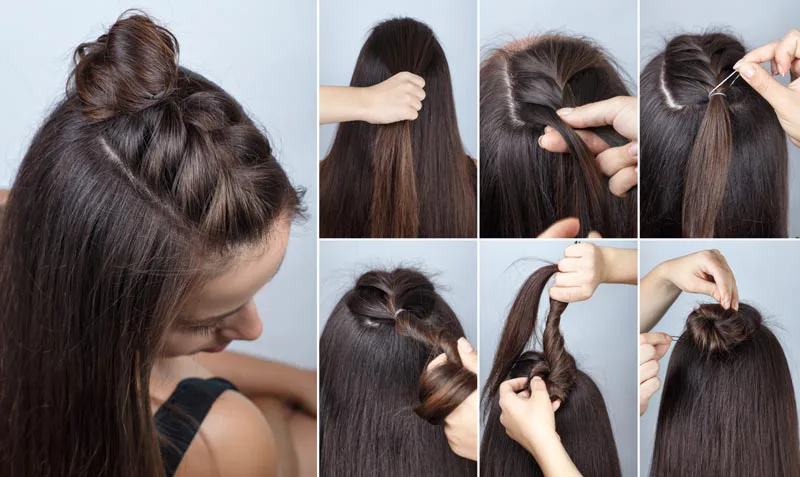 Top 20+ Simple Hairstyles for Gowns and Frocks | Styles At Life