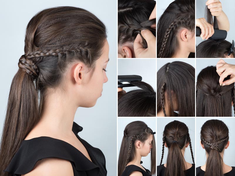 What hairstyle and accessories should one wear with a party gown  Quora