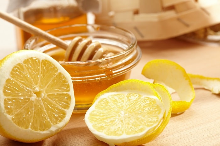 Honey and Lemon for sore throat