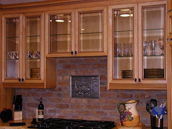 25 Latest Kitchen Cupboard Designs With, Small Kitchen Cabinets With Glass Doors