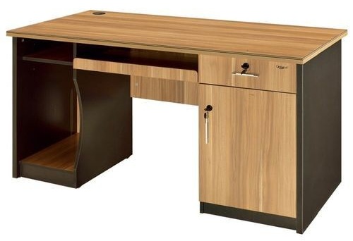 Brown Solid Wood Study Table with an Extension | Furnicheer