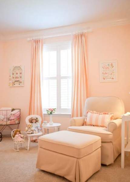 Peach Color Paint For Hall