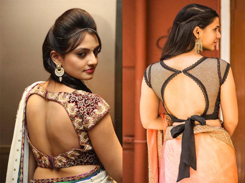 20 Backless Blouse Designs Get Gorgeous Look With These Designs