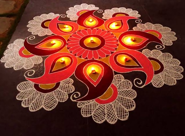 25 Beautiful Rangoli Designs For Diwali (Deepavali) 2021
