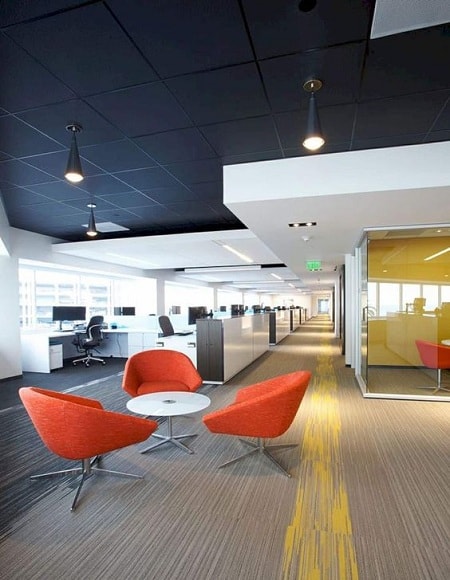 Corporate Office Ceiling Design