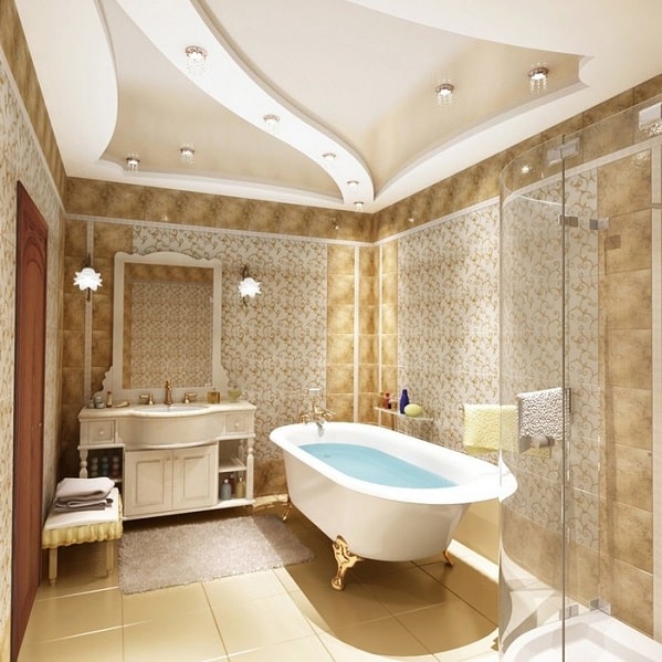 Creative Bathroom Ceiling Design Ideas