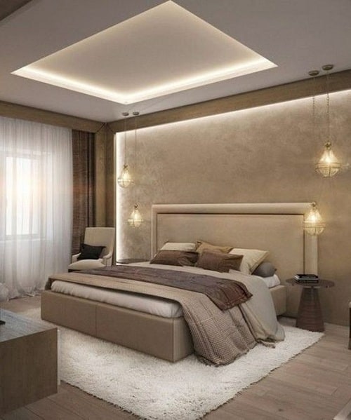 False Ceiling Design For Indian Bedroom