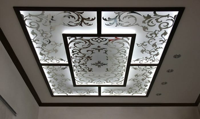 Glass False Ceiling Design