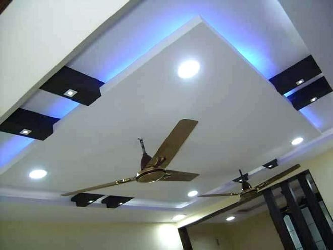 Gypsum Ceiling With Fan