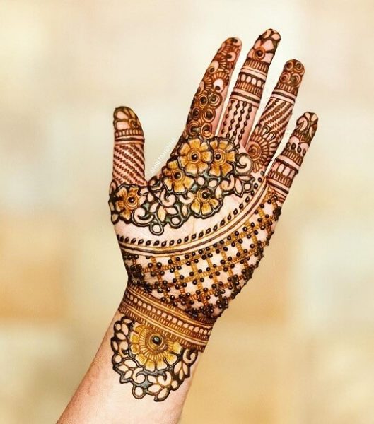 Full Hand Arabic Mehendi Design