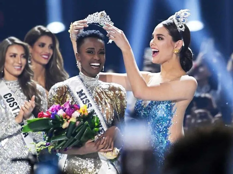 Miss Universe Title Winners Names List With Pictures