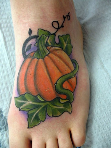 Pumpkin Tattoo Designs 6