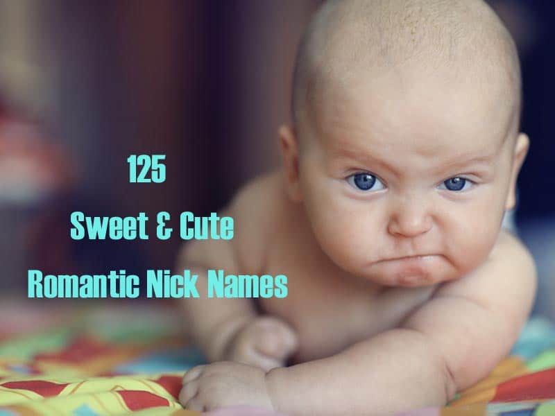 Sweet names to call a boy