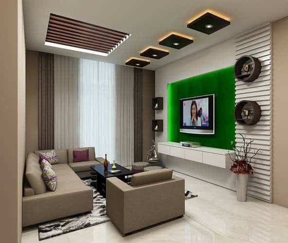 Simple Wall Ceiling Design For Drawing Room