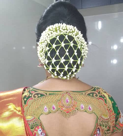 Traditional Tamil Iyengar Hairstyles AKA Andal Kondai We Spotted Brides In!  | WeddingBazaar