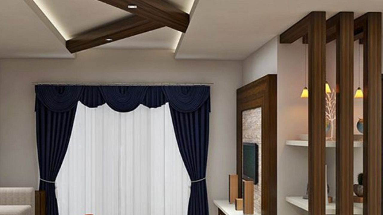 Duplex Double Height False Ceiling Designs