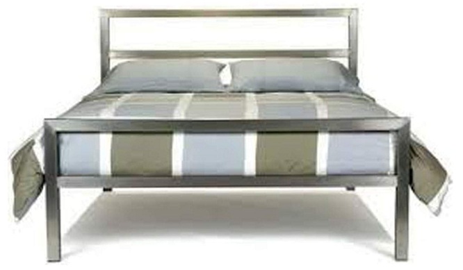 Stainless Steel Double Bed Design