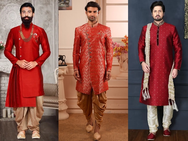 10 Exclusive Red Sherwani Designs For Weddings In 2020