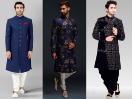 10 Latest Blue Sherwani Designs Are Sure To Impress Your Looks