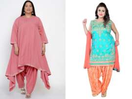 10 Latest Collection of Salwar Suits for Plus Size Women