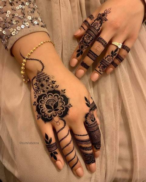 31 Stylish Full Hand Mehndi Design You'll Fall In Love With-hanic.com.vn