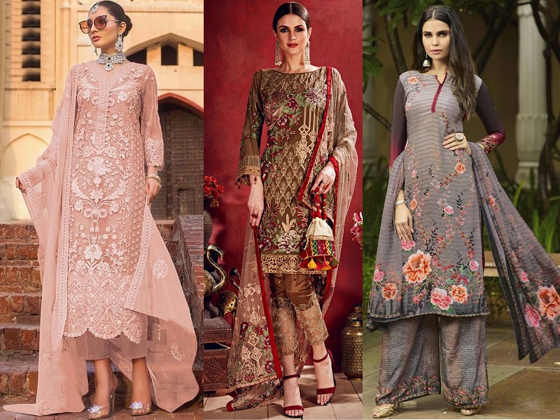 20 Latest Collection Of Pakistani Salwar Kameez Designs In 2021