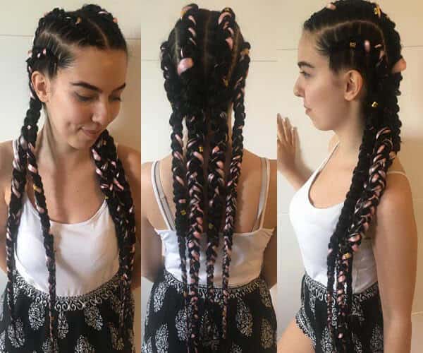 Funky Braided African Hairstyles