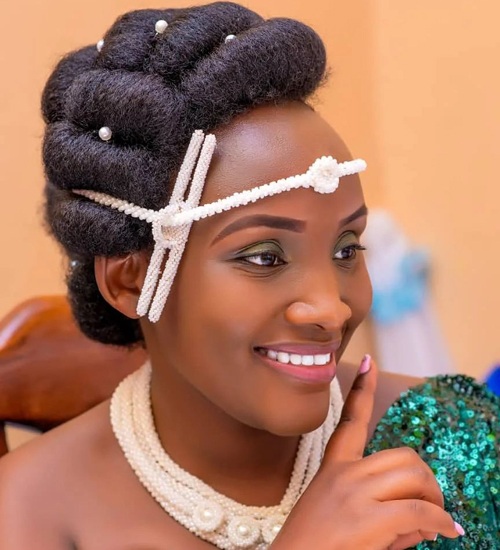 African Bridal Hairstyle