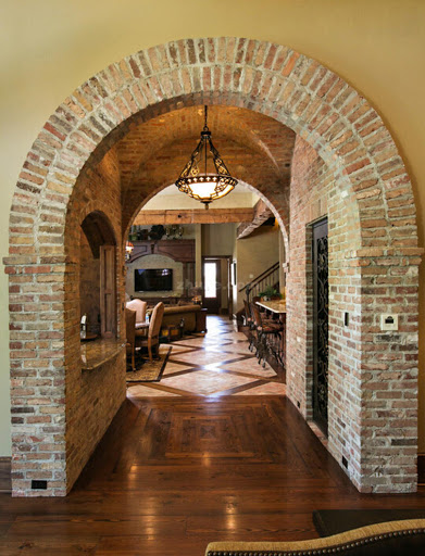 Best Brick Style Arch Design For Hall