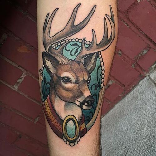 Best Deer Tattoo Designs And Pictures 3