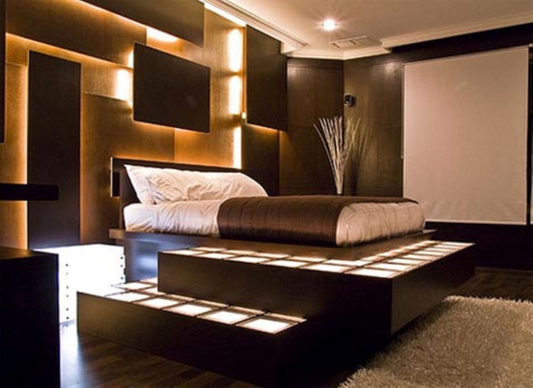 Black Theme Bedroom Interior Design