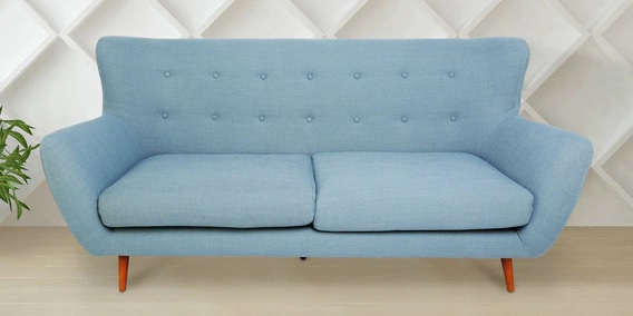 Blue Two Seater Sofa For Living Room