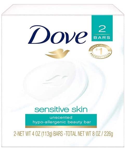 Dove Beauty Bar, Sensitive Skin