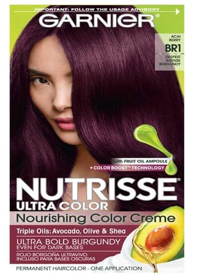 Garnier Hair Color Nutrisse Deepest Intense Burgundy