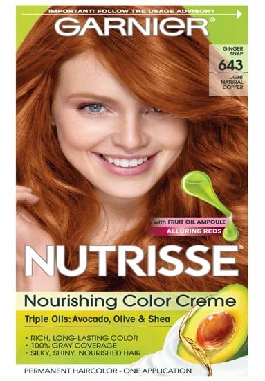 Garnier Hair Color Nutrisse Nourishing Color Light Copper