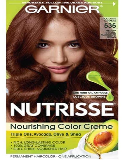 Garnier Nutrisse Hair Color Medium Golden Mahogany