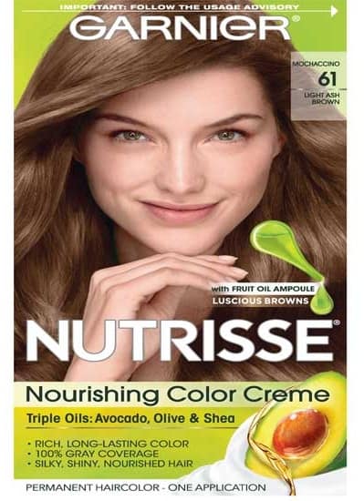 Garnier Nutrisse Hair Color Light Ash Brown