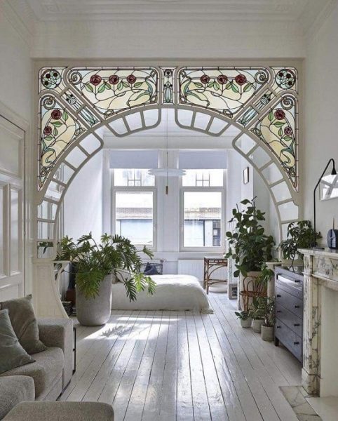 Glass Arch Design For Hall