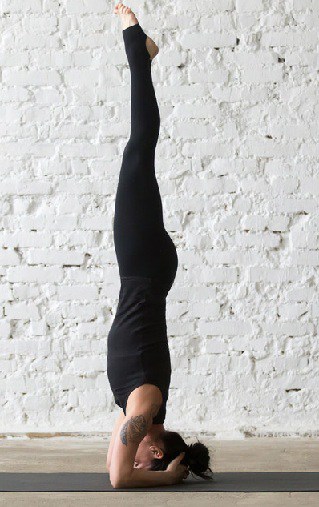 Head Stand to Increase Concentration