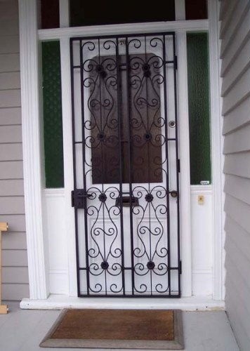 Iron Safety Door Design For Home