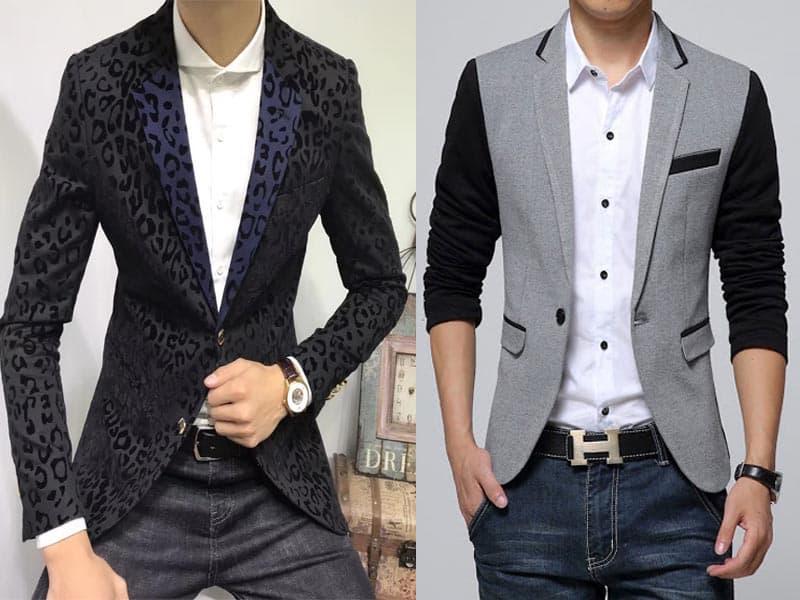 Buy online Grey Wool & Polyester Blend Single Breasted Casual Blazer from  Blazers for Men by Canary London for ₹2599 at 63% off | 2024 Limeroad.com